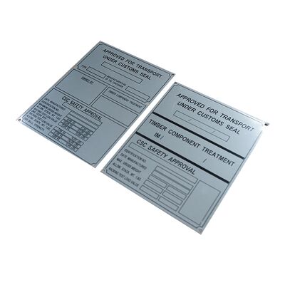 ISO Shipping Container CSC Plate on Container
